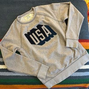 USA Varsity Crewneck Sweater